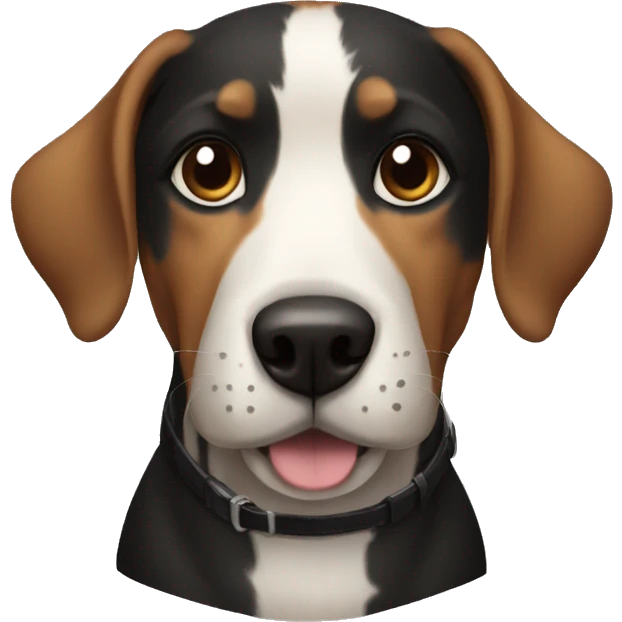 Dog black plays  emoji