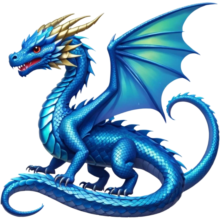 blue dragon emoji