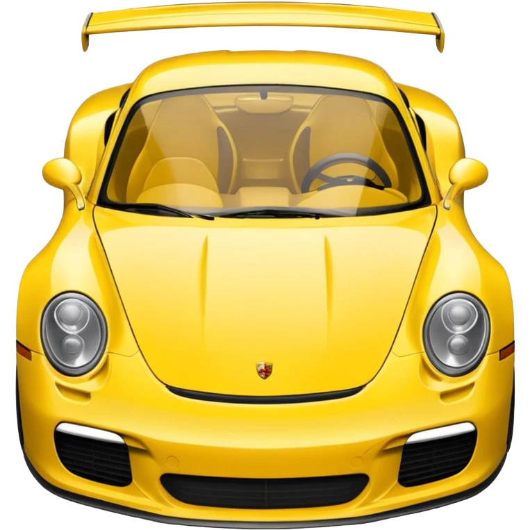 Yellow Porsche emoji