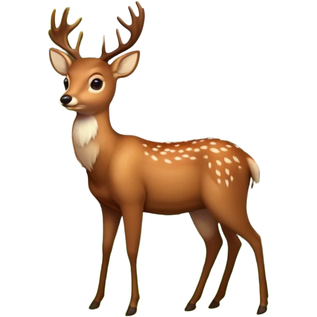 Deer in the forest emoji