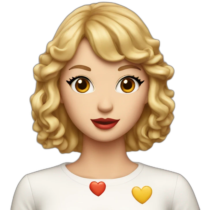 Cake with taylor Swift emoji