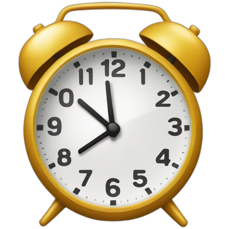Alarm clock emoji