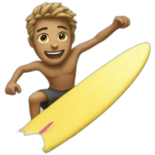 Surfing emoji