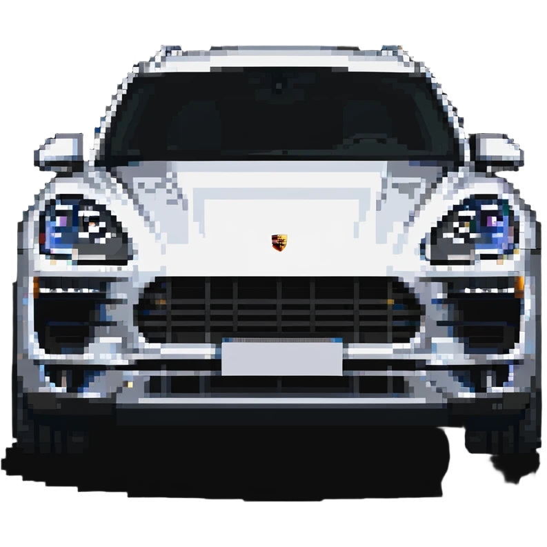 Porsche Macan car front view emoji