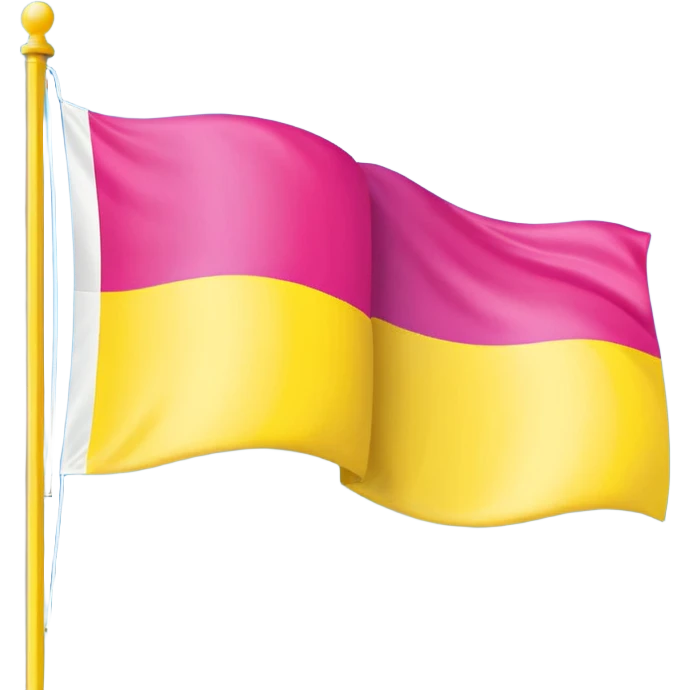 The pansexual flag  emoji