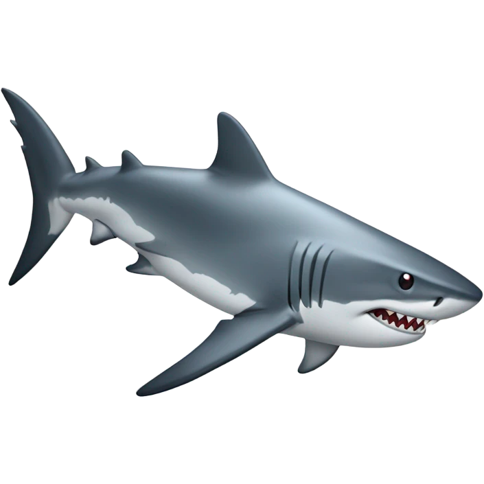 Shark with legs that has jordans emoji