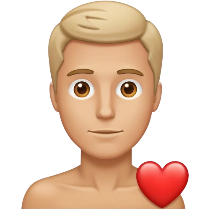 trump shows a heart emoji