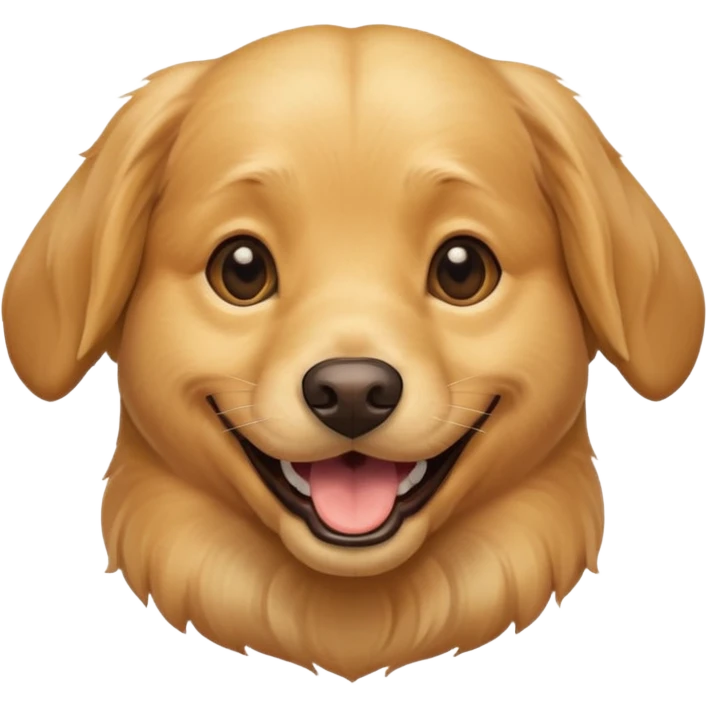 Dog smiling emoji