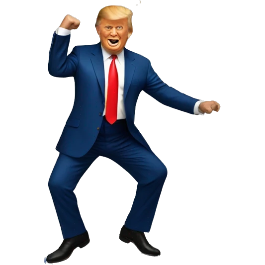 Trump dancing emoji
