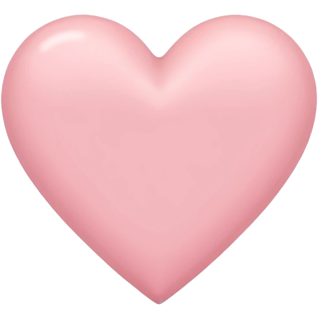 pastel pink heart emoji