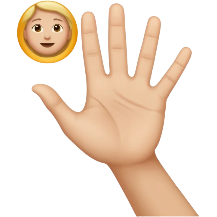 LEADING HAND emoji