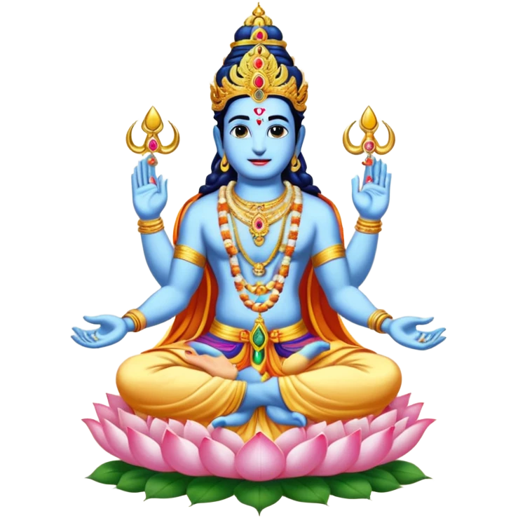 combined form of Bhagwan Vishnu 10 avatars. emoji