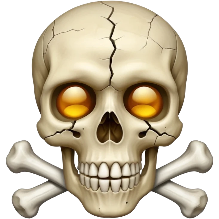 caution skull emoji
