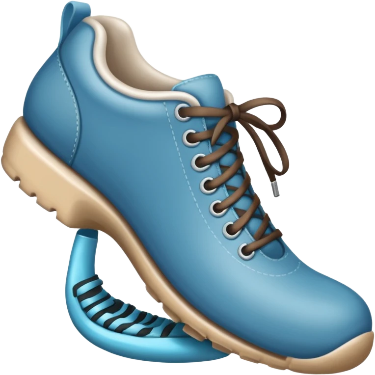 a foot with shoes emoji