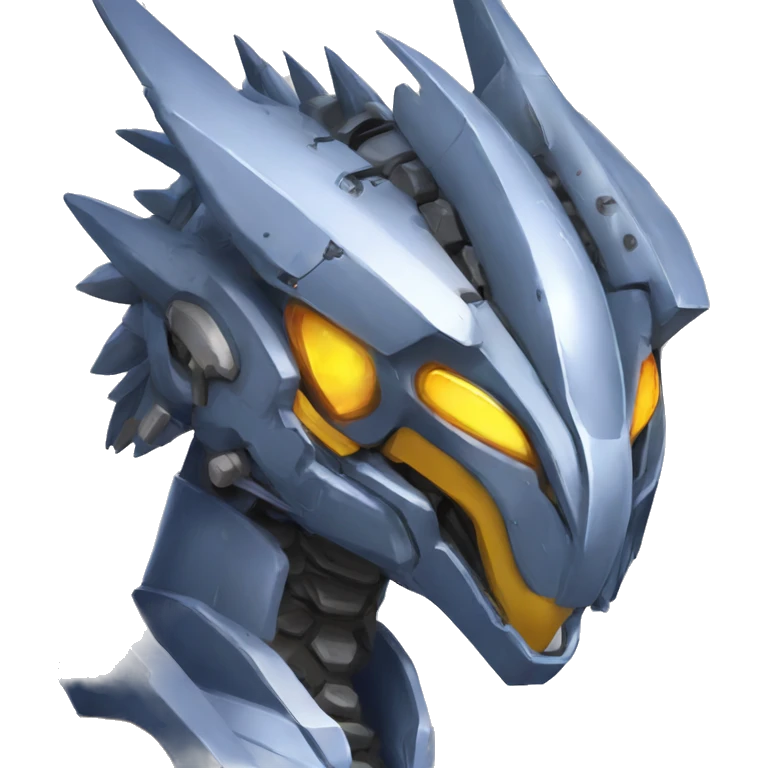 Spiky Medabot-Raptor-Dragon-Mecha emoji