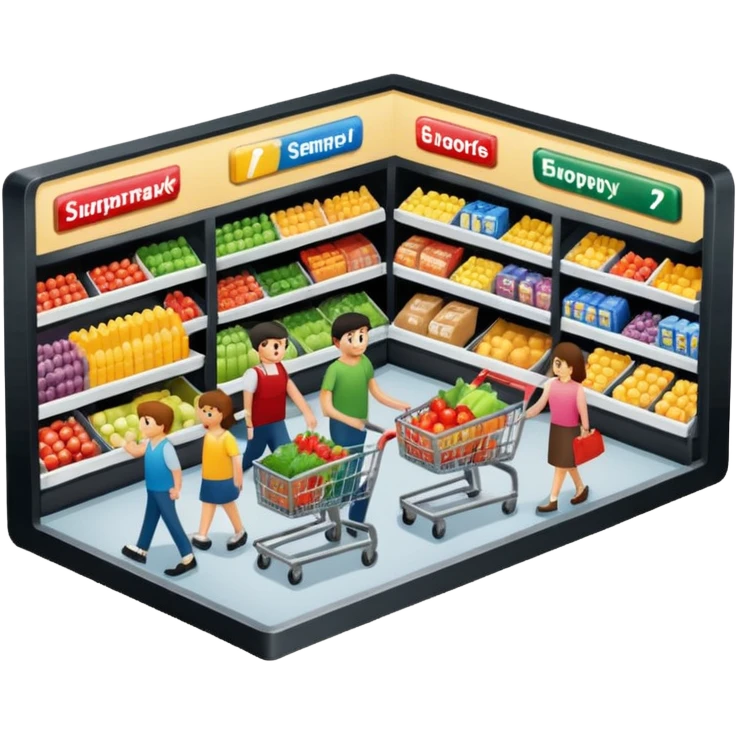 SUPER MARKET🛒 emoji