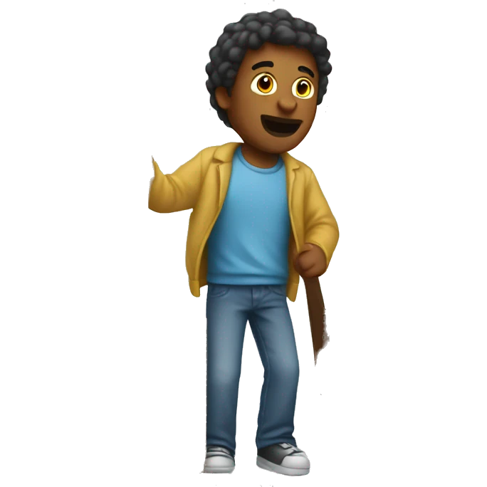 Guy moving furniture  emoji