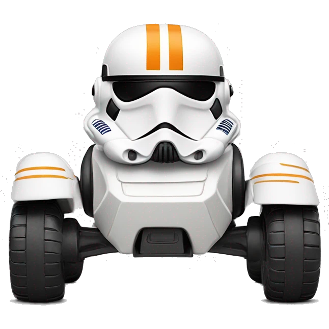 Hot wheels Star Wars racerverse Range Trooper. car emoji