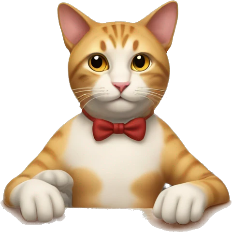 cats playing a board game at a birthday party emoji