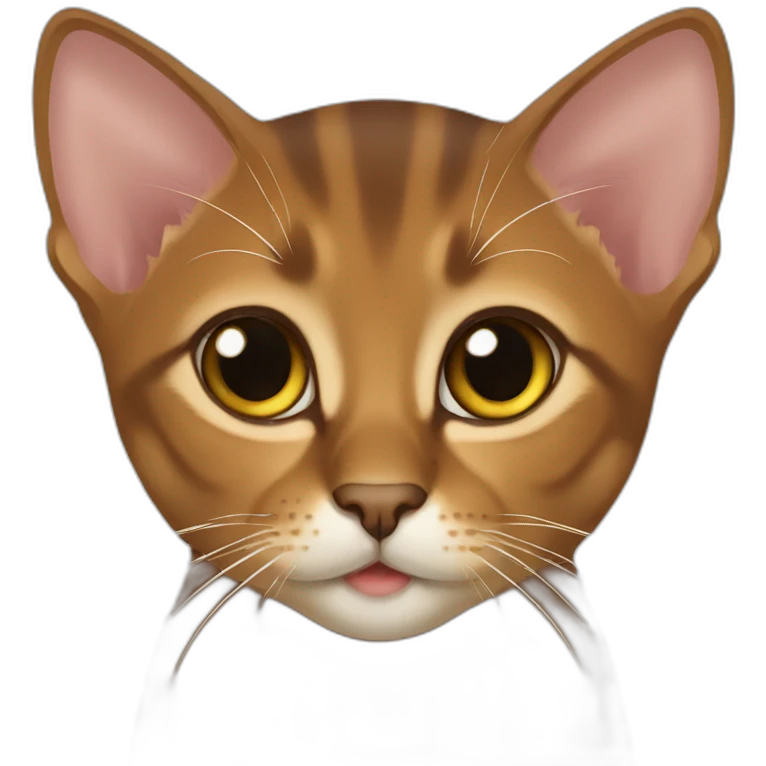 abyssinian kitten emoji