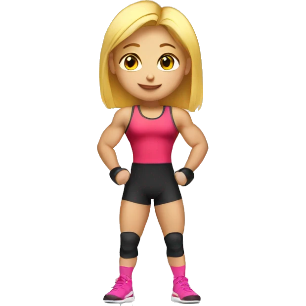 powerlifting girl emoji