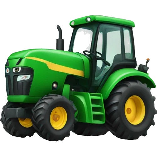 Green tractor emoji