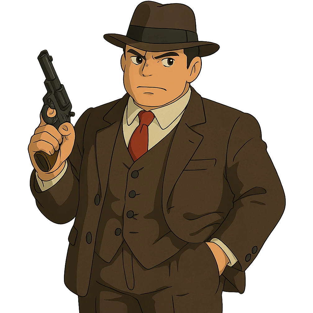 gangster character emoji