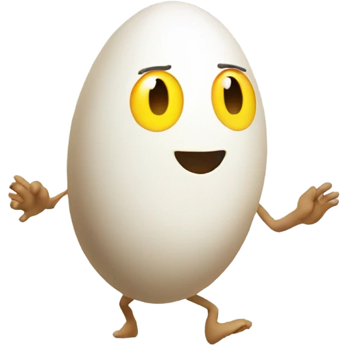 Egg dancing  emoji