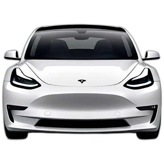 Tesla model 3 front emoji