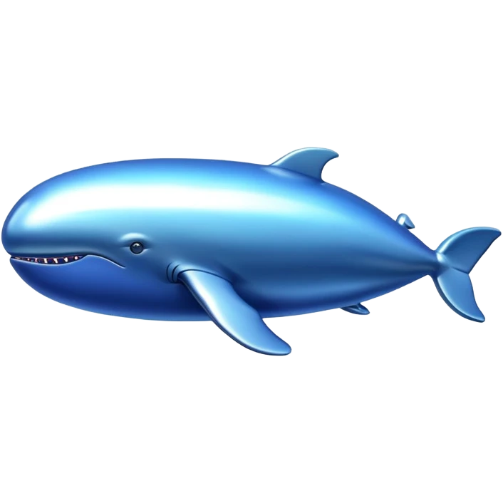 a blimp with a whale below it emoji