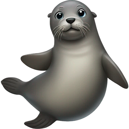 seal with an itchy leg going to doctors emoji