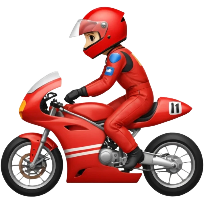 red-motorcycle-racer emoji
