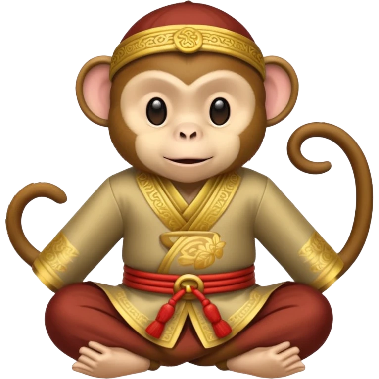 asian  tradationals clothe   monkey emoji