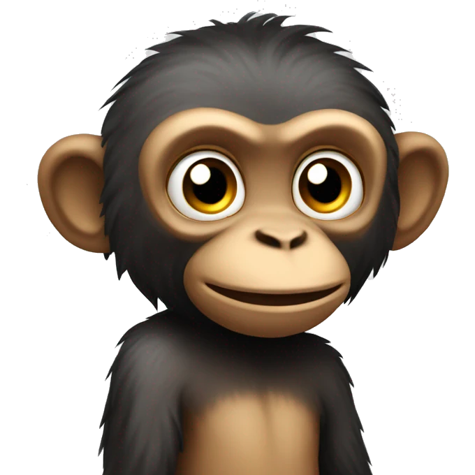 Monkey at the stock market  emoji
