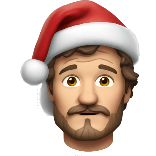 Pedro Pascal as Santa Claus  emoji