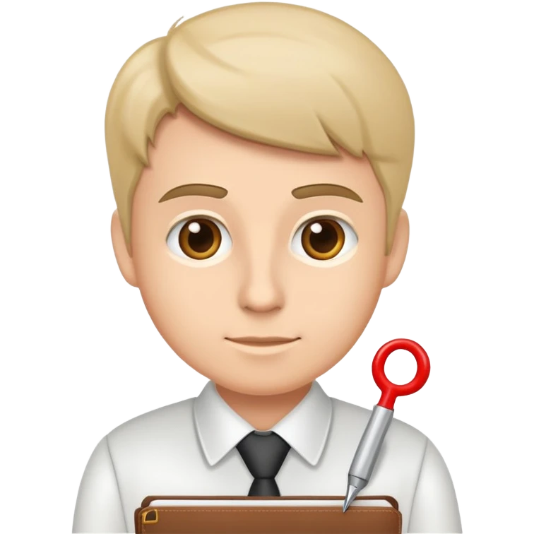 the manager reminds the student about the beginning of the lesson emoji