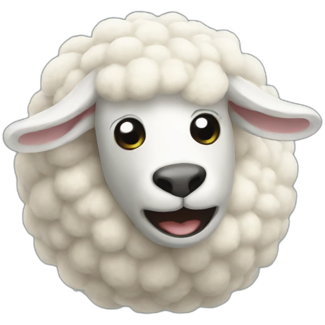 Pillow sheep emoji