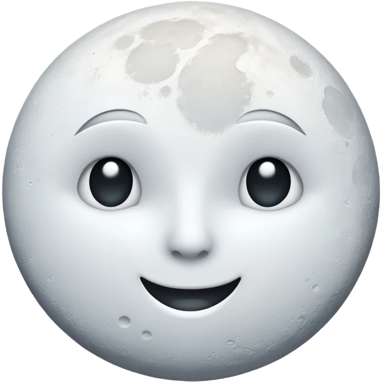 clean moon emoji