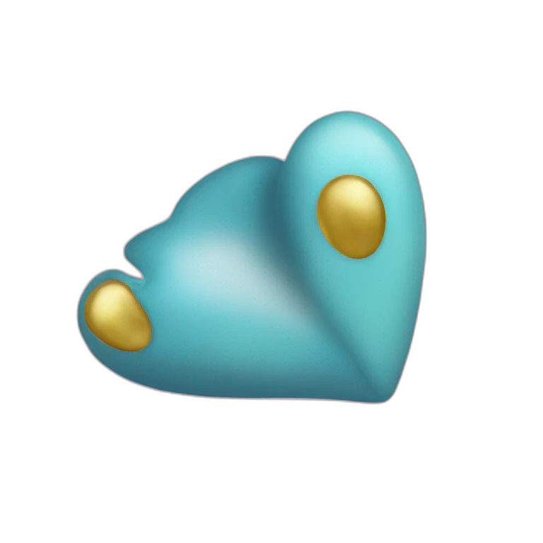 Cœur en or emoji