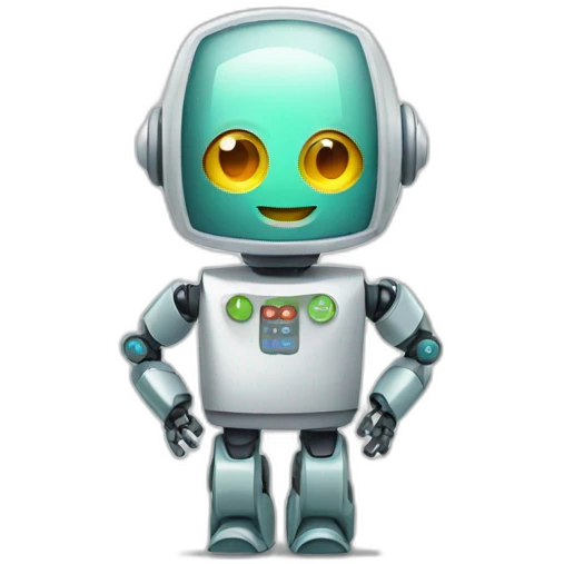 Robot nutritionist  emoji