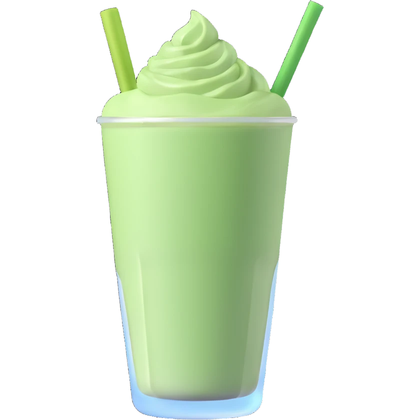 ice matcha latte emoji