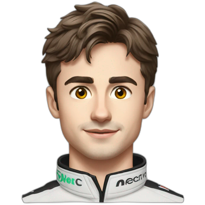 Charles Leclerc in a Formula 1 emoji