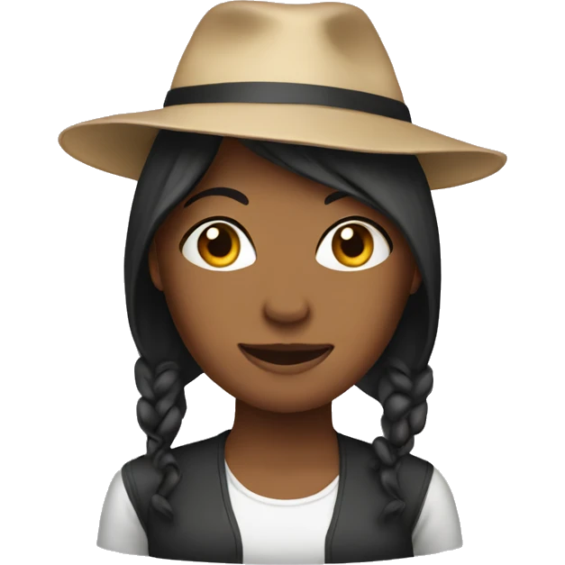 woman hat emoji