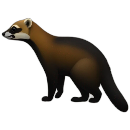 coati silhouette emoji