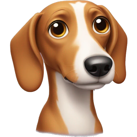 Weenie dog emoji