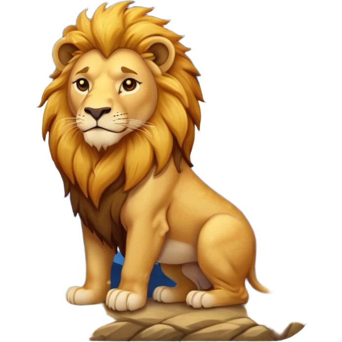 these three emojis combined : 🏞️🌠🦁 emoji