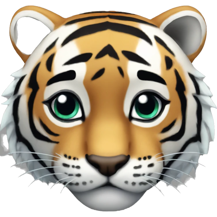 Tigre hielo emoji