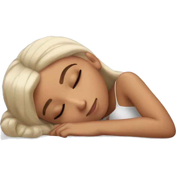 Ariana Grande sleeping emoji