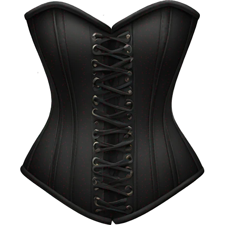 Black corset emoji