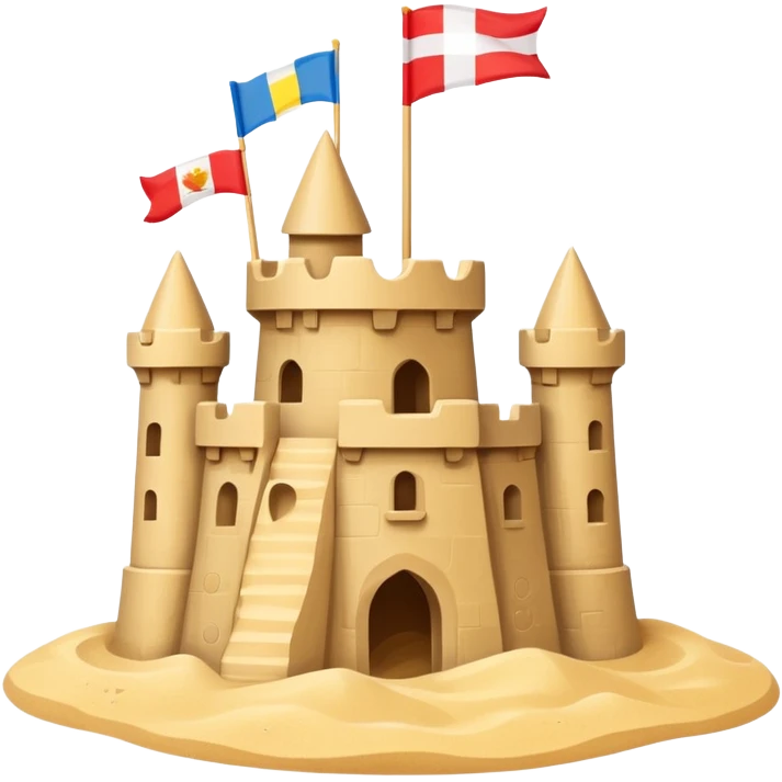 Sandcastle  emoji